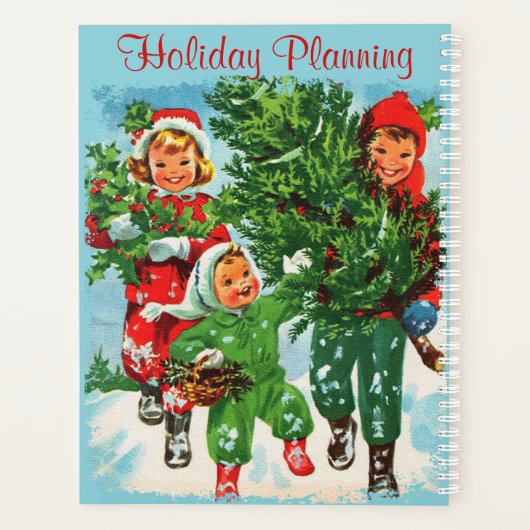 Der Weihnachtsbaum Großer Urlaubsplaner Planer (Rückseite)