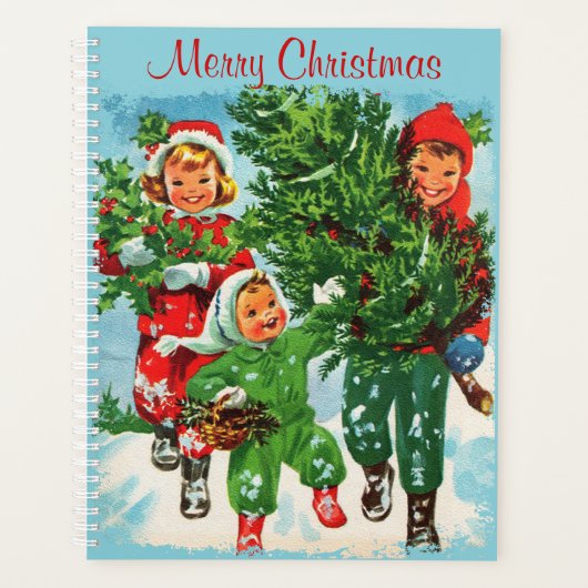 Der Weihnachtsbaum Großer Urlaubsplaner Planer (Vorderseite)