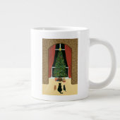Der Weihnachtsbaum Jumbo-Tasse (Rechts)