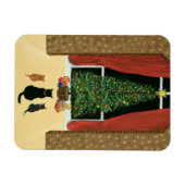 Der Weihnachtsbaum Magnet (Horizontal)