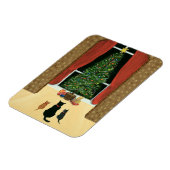 Der Weihnachtsbaum Magnet (Linke Seite)