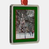 'Der Weihnachtsbaum' Silbernes Ornament (Rechts)