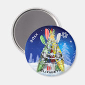 Der Weihnachtsbaum von Kayak Magnet (Vorderseite/Rückseite)