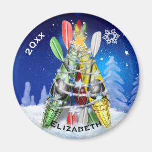 Der Weihnachtsbaum von Kayak Magnet