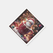 Der Weihnachtscup Serviette (Ecke)