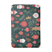 Der Weihnachtsgeist verkörpern, frohe Weihnachten Badematte (Vorderseite Vertikal)