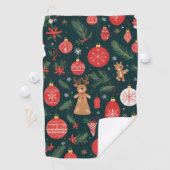 Der Weihnachtsgeist verkörpern, frohe Weihnachten Golfhandtuch (Insitu)