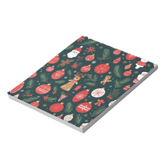 Der Weihnachtsgeist verkörpern, frohe Weihnachten Notizblock (Rotiert)