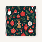 Der Weihnachtsgeist verkörpern, frohe Weihnachten Notizblock (Vorderseite)
