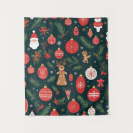 Der Weihnachtsgeist verkörpern, frohe Weihnachten Wandteppich