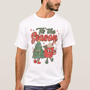 Der Weihnachtskaffee Weihnachten Der sonnige Snowm T-Shirt