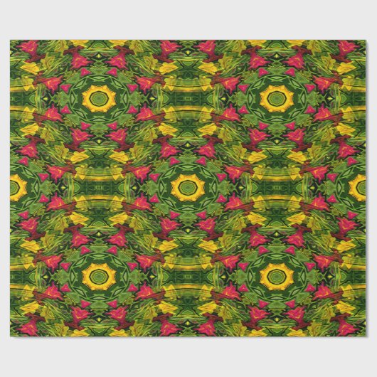 Der Weihnachtskaktus....... Geschenkpapier (Flach)