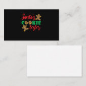 Der Weihnachtskekse Visitenkarte (Vorne/Hinten)