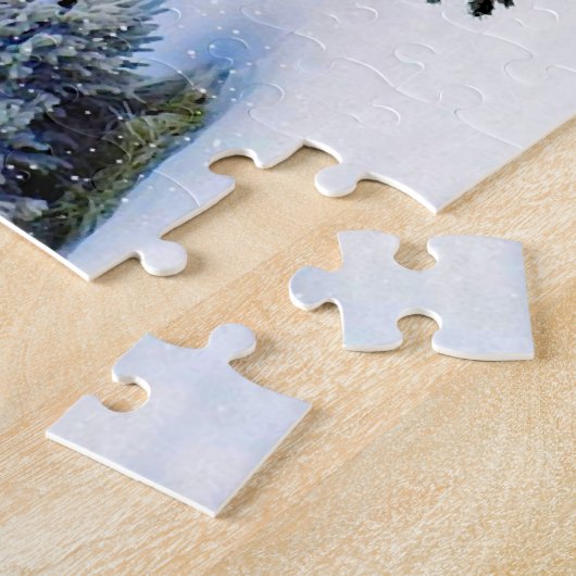 "Der Weihnachtslama" Puzzle (Seite)