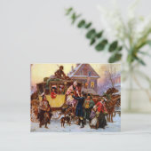 Der Weihnachtslehrer Feiertagspostkarte (Stehend Vorderseite)