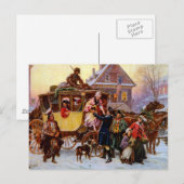 Der Weihnachtslehrer Feiertagspostkarte (Vorne/Hinten)