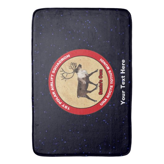 Der Weihnachtsmann - 1. Polar Airlift-Squadron Badematte (Vorderseite Vertikal)