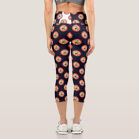Der Weihnachtsmann - 1. Polar Airlift-Squadron Capri Leggings (Rückseite)