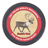Der Weihnachtsmann - 1. Polar Airlift-Squadron Eishockey Puck (Vorderseite)
