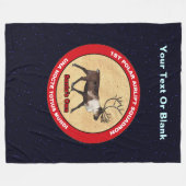 Der Weihnachtsmann - 1. Polar Airlift-Squadron Fleecedecke (Vorderseite (Horizontal))