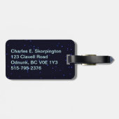 Der Weihnachtsmann - 1. Polar Airlift-Squadron Gepäckanhänger (Rückseite horizontal)