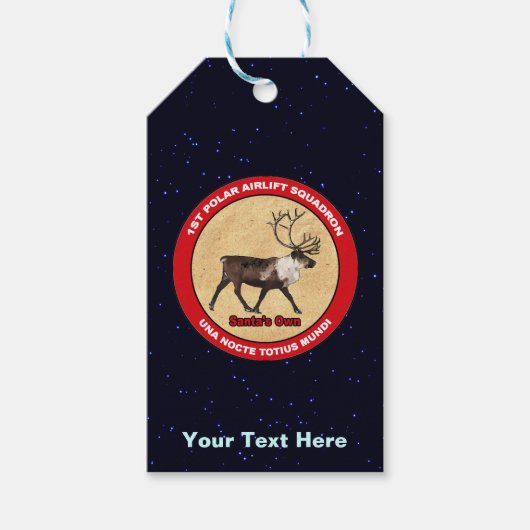 Der Weihnachtsmann - 1. Polar Airlift-Squadron Geschenkanhänger (Vorderseite)