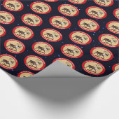 Der Weihnachtsmann - 1. Polar Airlift-Squadron Geschenkpapier (Ecke)