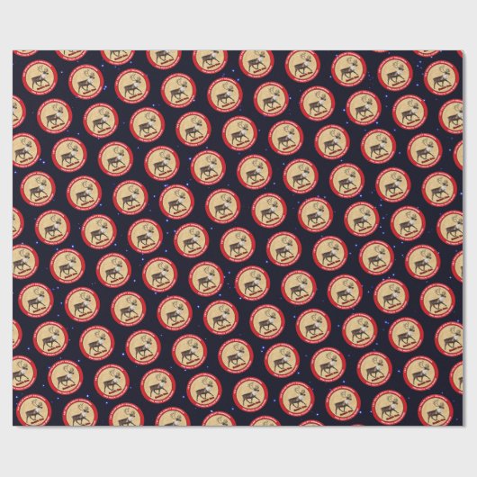 Der Weihnachtsmann - 1. Polar Airlift-Squadron Geschenkpapier (Flach)