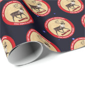 Der Weihnachtsmann - 1. Polar Airlift-Squadron Geschenkpapier (Rolleneckpunkt)