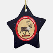Der Weihnachtsmann - 1. Polar Airlift-Squadron Keramik Ornament (Links)