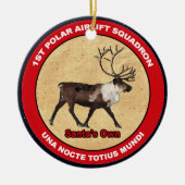 Der Weihnachtsmann - 1. Polar Airlift-Squadron Keramikornament (Vorne)