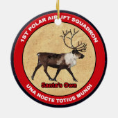 Der Weihnachtsmann - 1. Polar Airlift-Squadron Keramikornament (Hinten)