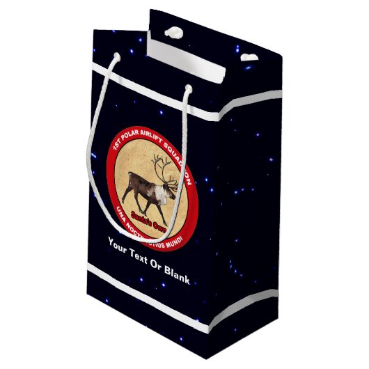 Der Weihnachtsmann - 1. Polar Airlift-Squadron Kleine Geschenktüte (Rückseite Schrägansicht)