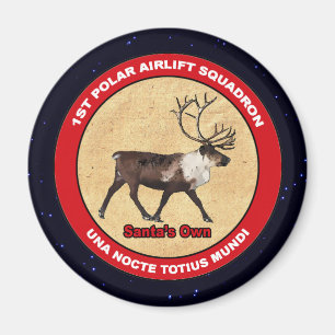 Der Weihnachtsmann - 1. Polar Airlift-Squadron Magnet