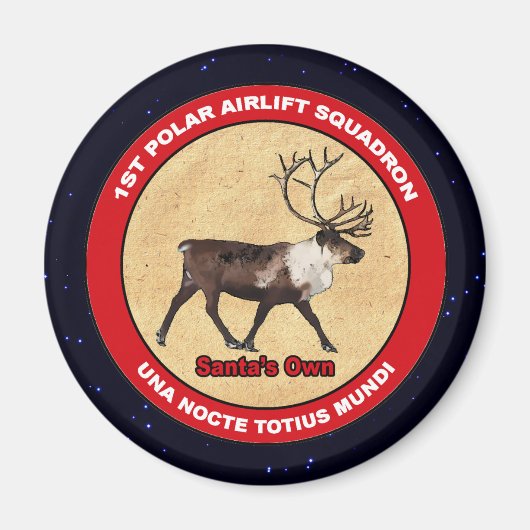 Der Weihnachtsmann - 1. Polar Airlift-Squadron Magnet (Vorne)