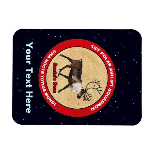 Der Weihnachtsmann - 1. Polar Airlift-Squadron Magnet (Horizontal)