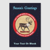 Der Weihnachtsmann - 1. Polar Airlift-Squadron Magnetkarte (Vorderseite)