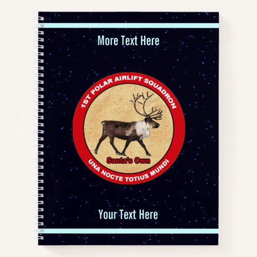 Der Weihnachtsmann - 1. Polar Airlift-Squadron Notizblock (Vorderseite)