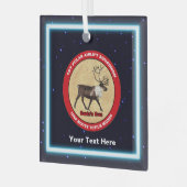 Der Weihnachtsmann - 1. Polar Airlift-Squadron Ornament Aus Glas (Vorderseite links)