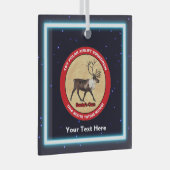 Der Weihnachtsmann - 1. Polar Airlift-Squadron Ornament Aus Glas (Vorderseite Rechts)