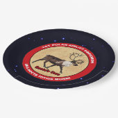 Der Weihnachtsmann - 1. Polar Airlift-Squadron Pappteller (Schrägansicht)