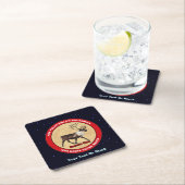 Der Weihnachtsmann - 1. Polar Airlift-Squadron Rechteckiger Pappuntersetzer (Vor Ort)