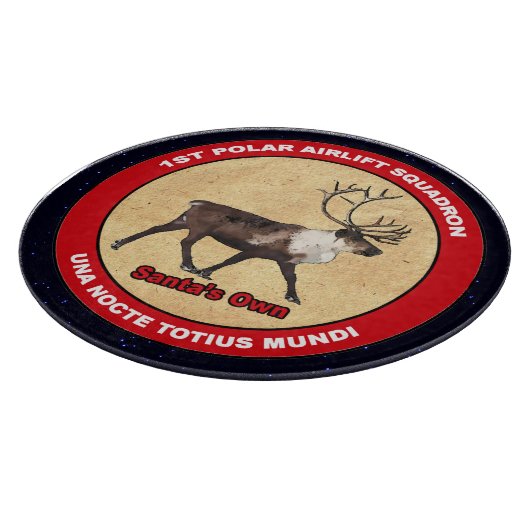 Der Weihnachtsmann - 1. Polar Airlift-Squadron Schneidebrett (Ecke)