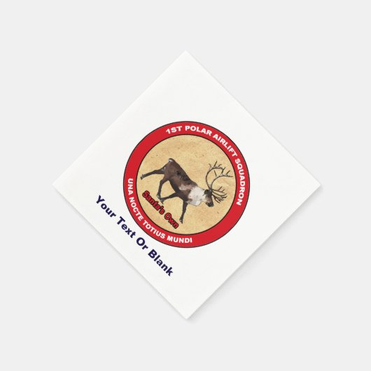 Der Weihnachtsmann - 1. Polar Airlift-Squadron Serviette (Ecke)