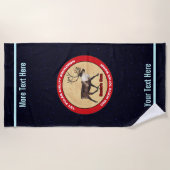 Der Weihnachtsmann - 1. Polar Airlift-Squadron Strandtuch (Vorderseite)