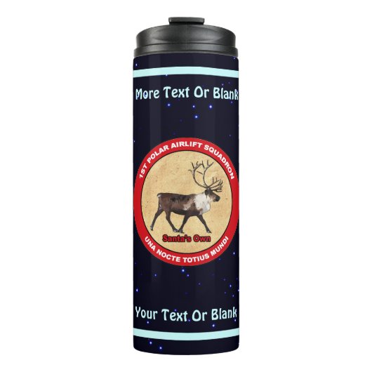 Der Weihnachtsmann - 1. Polar Airlift-Squadron Thermosbecher (Vorderseite)