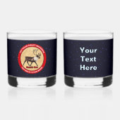 Der Weihnachtsmann - 1. Polar Airlift-Squadron Whiskyglas (Vorderseite)