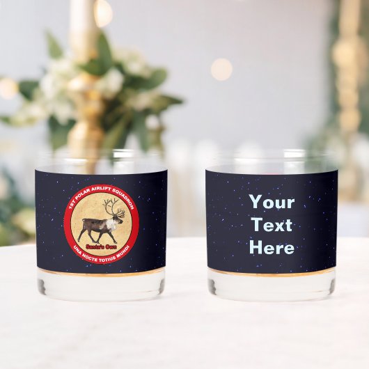 Der Weihnachtsmann - 1. Polar Airlift-Squadron Whiskyglas (Insitu (Hochzeit))