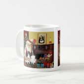 Der Weihnachtsmann 2 Japanischer Kinn Kaffeetasse (Vorderseite Links)