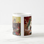 Der Weihnachtsmann 2 Japanischer Kinn Kaffeetasse (Mittel)